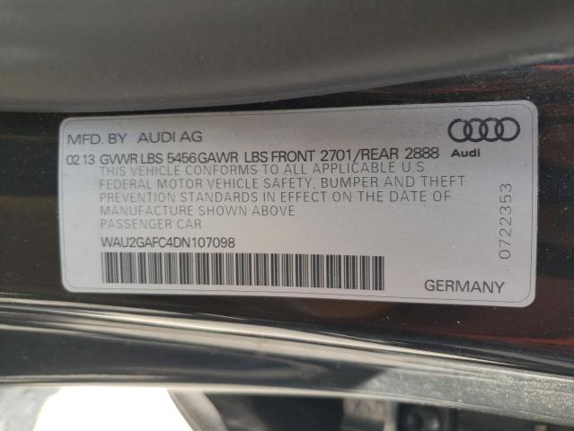 VIN WAU2GAFC4DN107098 2013 Audi A7, Prestige no.12