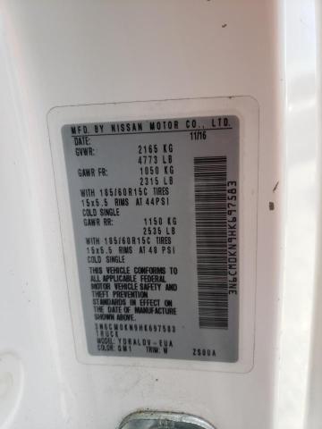 3N6CM0KN9HK697583 Nissan NV200 2.5S