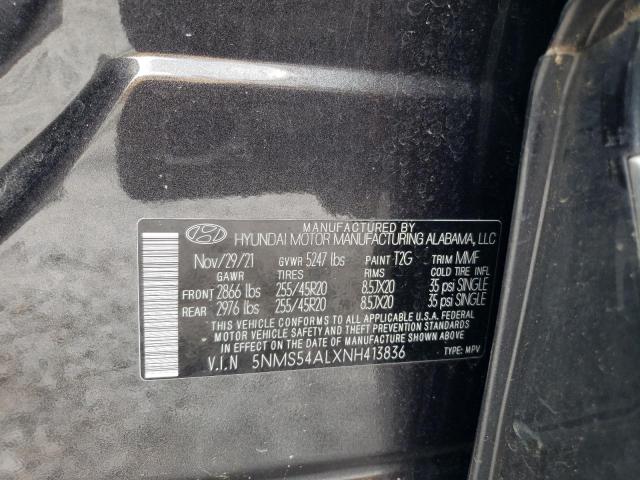 2022 HYUNDAI SANTA FE C 5NMS54ALXNH413836