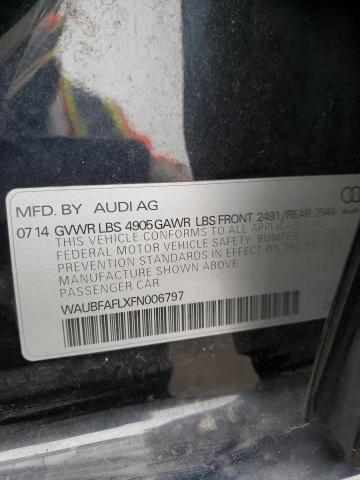 VIN WAUBFAFLXFN006797 2015 Audi A4, Premium no.12