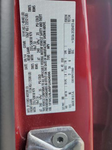 1FMCU9J95FUA04996 Ford Escape Titanium