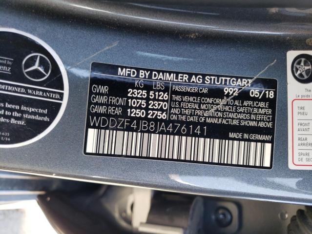 WDDZF4JB8JA476141 Mercedes-Benz E 300