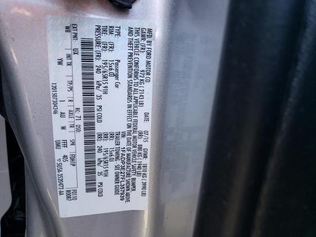 1FADP3E27FL357939 Ford FOCUS S