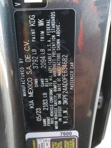 3KPF24AD0PE634682 KIA FORTE LX