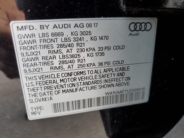 VIN WA1VAAF71JD008416 2018 Audi Q7, Prestige no.13