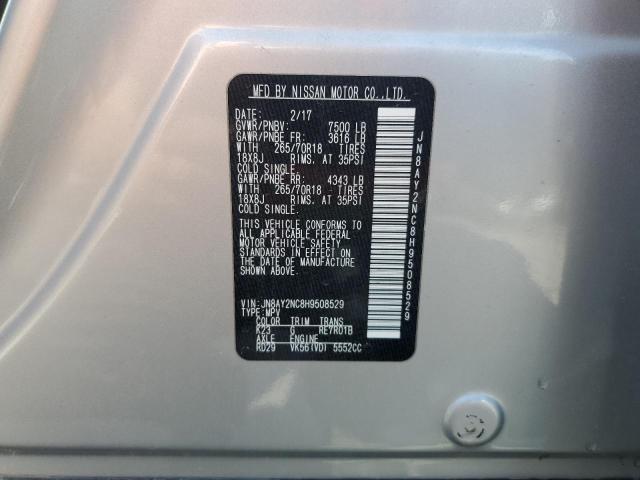 JN8AY2NC8H9508529 Nissan ARMADA SV