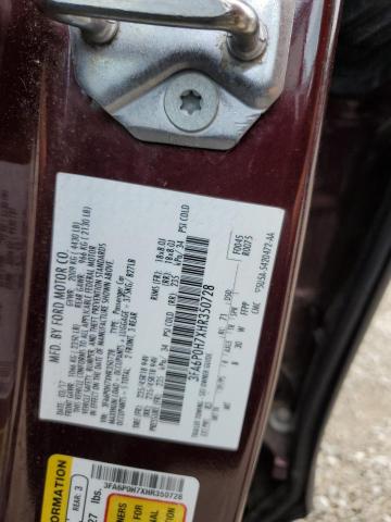3FA6P0H7XHR350728 Ford FUSION SE