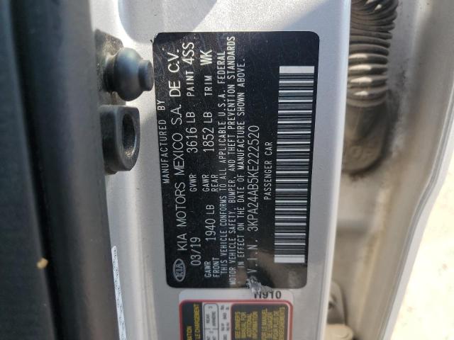 3KPA24AB5KE222520 KIA RIO S