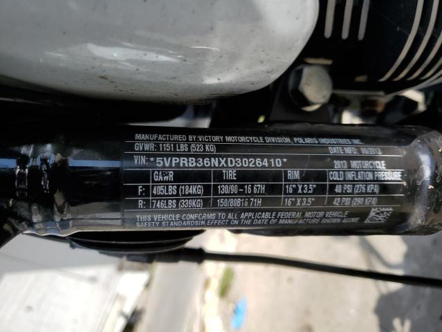 2013 VICTORY MOTORCYCLES BOARDWALK 5VPRB36NXD3026410