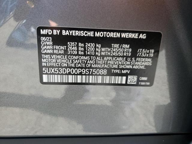 5UX53DP00P9S75088 2023 BMW X3, photo no. 13