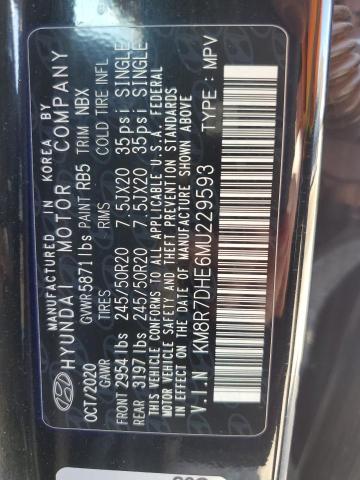 2021 HYUNDAI PALISADE C - KM8R7DHE6MU229593