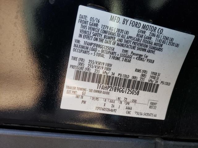 1FAHP2F89GG125058 Ford Taurus Limited
