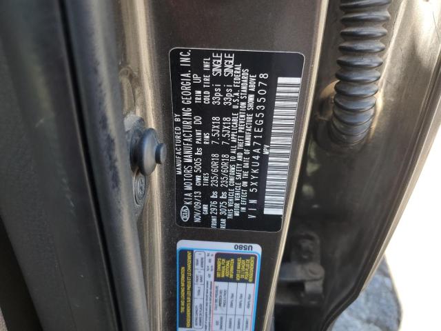 5XYKU4A71EG535078 KIA SORENTO EX