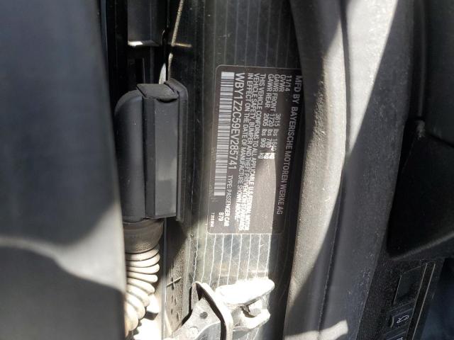 WBY1Z2C59EV285741 BMW I3 Bev