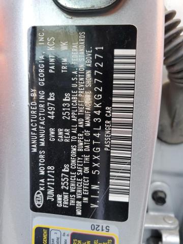 5XXGT4L34KG277271 2019 Kia Optima Lx