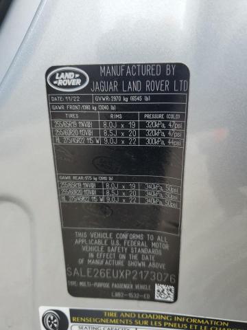 SALE26EUXP2173076 Land Rover All Other DEFENDER 9 12