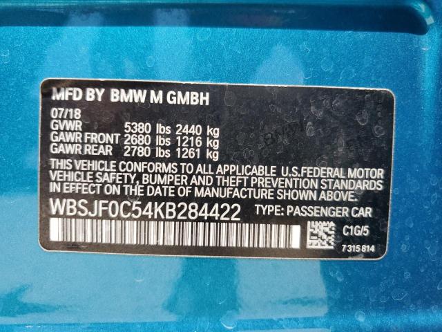 WBSJF0C54KB284422 BMW M5  12