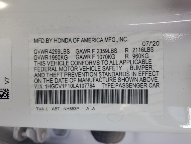 1HGCV1F10LA107764 Honda Accord LX 13