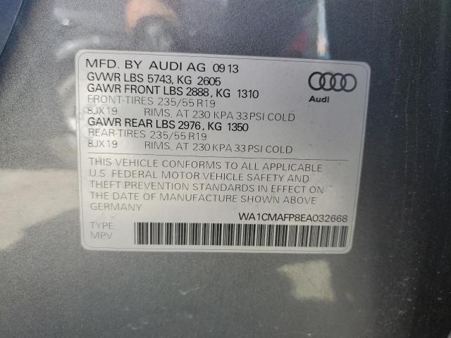 VIN WA1CMAFP8EA032668 2014 Audi Q5, Tdi Premium Plus no.12