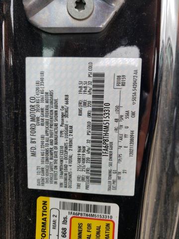 2021 FORD MUSTANG - 1FA6P8TH4M5153310