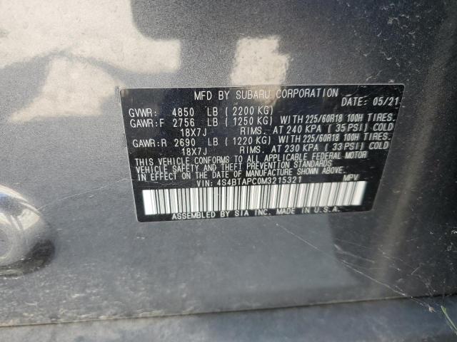 4S4BTAPC0M3215321 Subaru Outback Touring