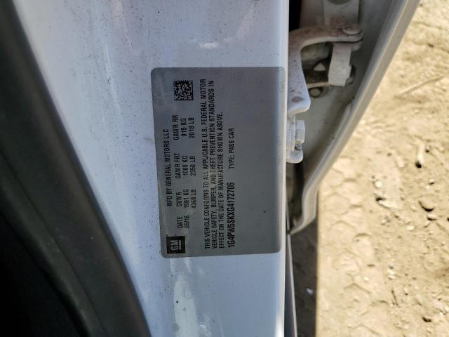 1G4PW5SKXG4172706 Buick Verano Sport Touring