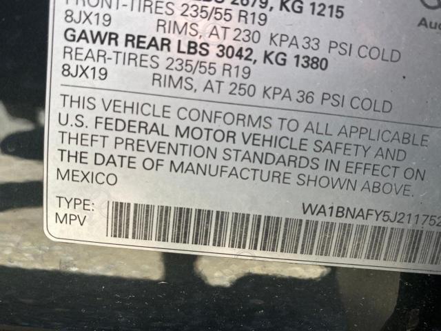 2018 AUDI Q5 PROGRES - WA1ENAFY5J2117523