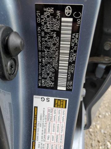 2021 TOYOTA 06 BEDLNR - JTDEPMAE8MJ176040