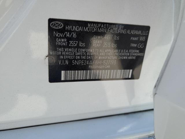5NPE24AF6HH527193 Hyundai SONATA SE