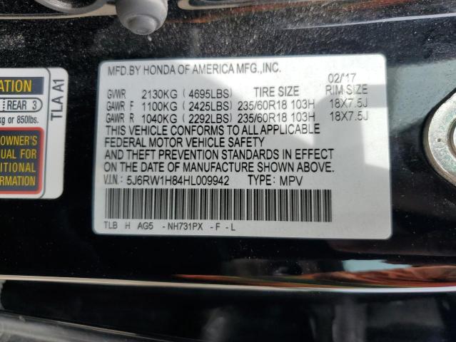 5J6RW1H84HL009942 Honda CR-V EXL