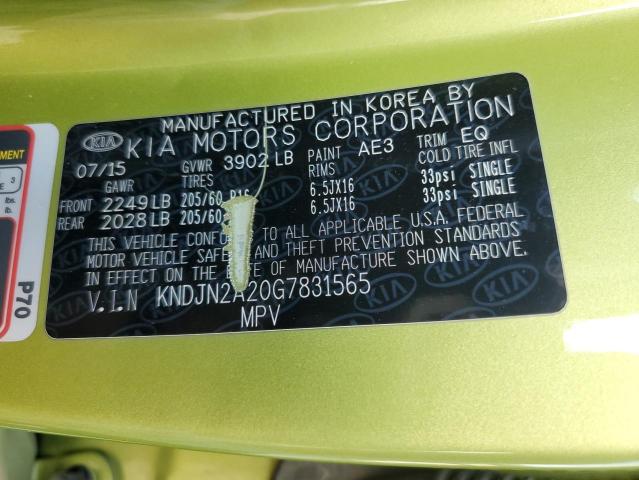 KNDJN2A20G7831565 KIA Soul