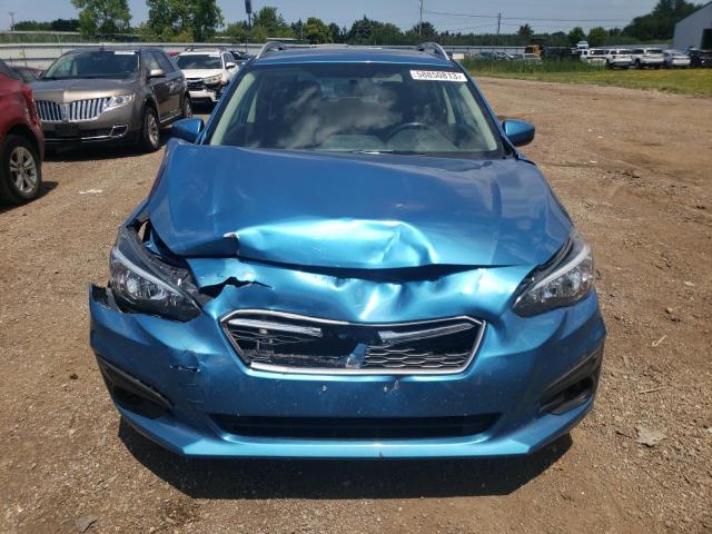 VIN: 4S3GTAB65J3748756 Auction: COPART Lot: 58850813 Location: OH - CLEVELAND WEST 4S3GTAB65J3748756 SUBARU IMPREZA 2018 BLUE Photo 5