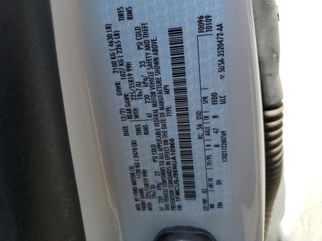 1FMCU9J96NUA10966 Ford Escape Titanium