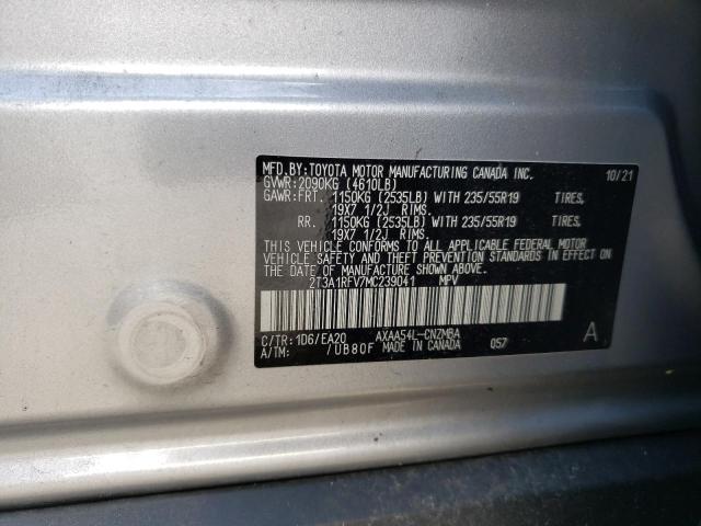 2T3A1RFV7MC239041 Toyota RAV4 XLE P 13