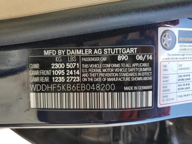 WDDHF5KB6EB048200 Mercedes-Benz E 350