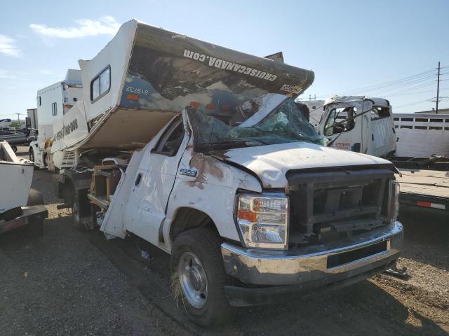 FORD E350 ECONO 2018 white  gas 1FDWE3F68JDC06732 photo #1