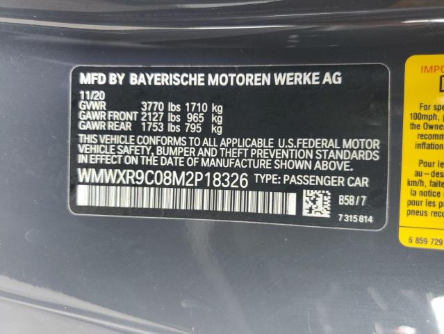 2021 MINI COOPER JOH WMWXR9C08M2P18326