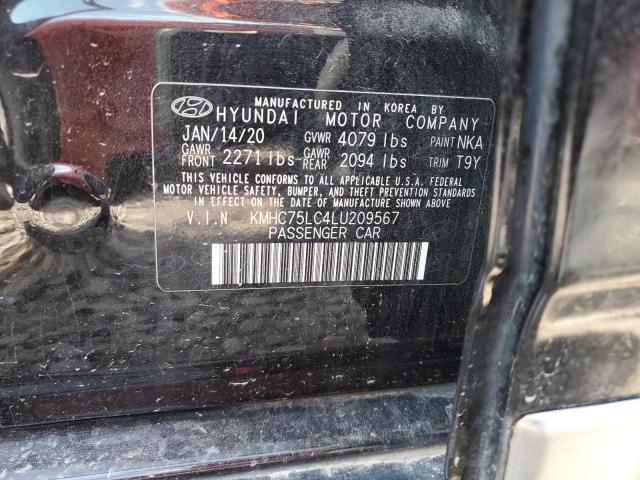 KMHC75LC4LU209567 Hyundai IONIQ SE