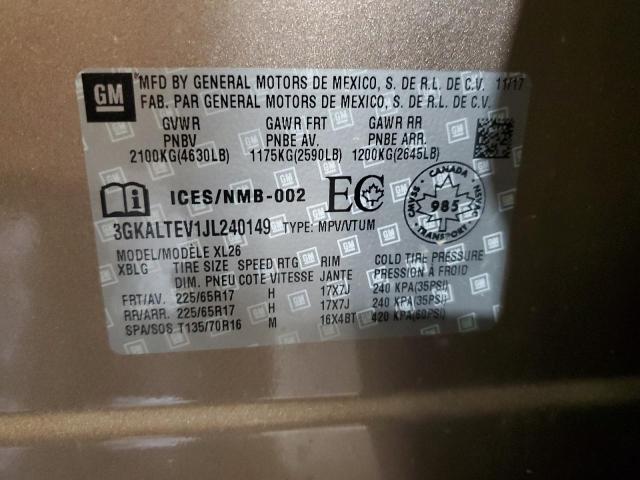 2018 GMC TERRAIN 3GKALTEV1JL240149