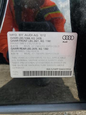 VIN WA1LFAFP1DA022556 2013 Audi Q5, Premium Plus no.13