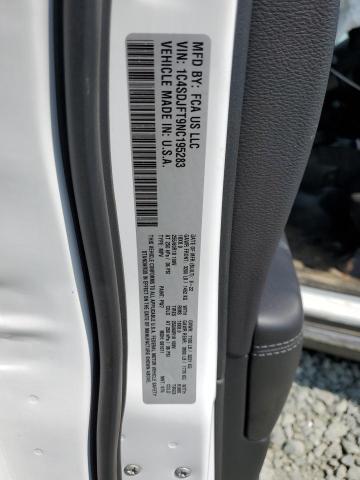 2022 DODGE DURANGO PU 1C4SDJFT9NC195283