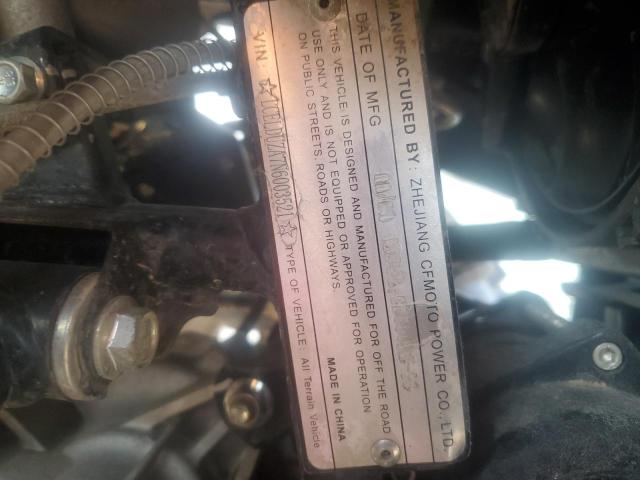 2022 ATV CFMOTO - LCELDUZA7N6003521