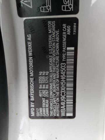 2017 BMW 430XI - WBA4U9C3XH5H64503