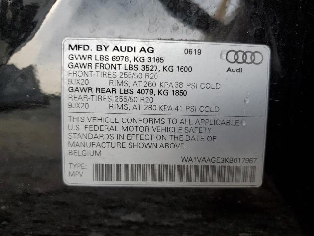 2019 AUDI E-TRON PRE - WA1VAAGE3KB017967