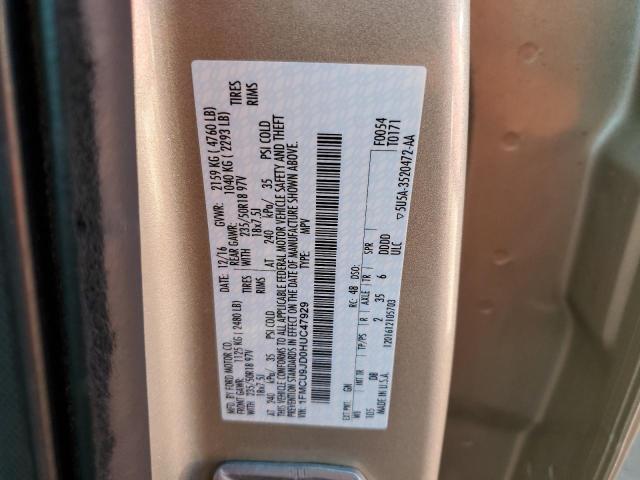 1FMCU9JD0HUC47929 Ford Escape Titanium
