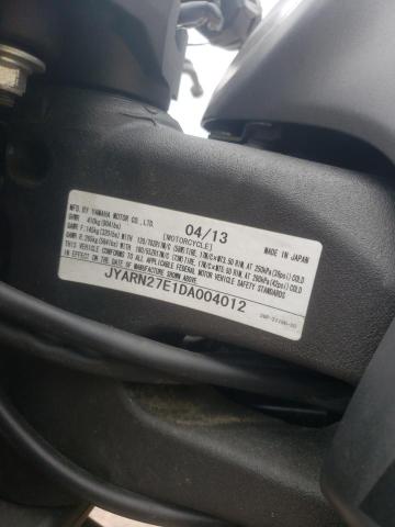 2013 YAMAHA FZ8 N - JYARN27E1DA004012