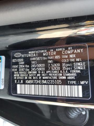 2021 HYUNDAI PALISADE C - KM8R7DHE8MU235105
