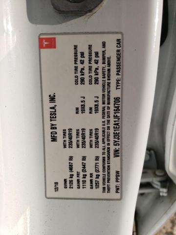 5YJ3E1EA1JF164706 Tesla MODEL 3