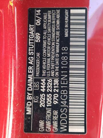 WDDSJ4GB1EN110818 Mercedes-Benz CLA 250 4MATIC