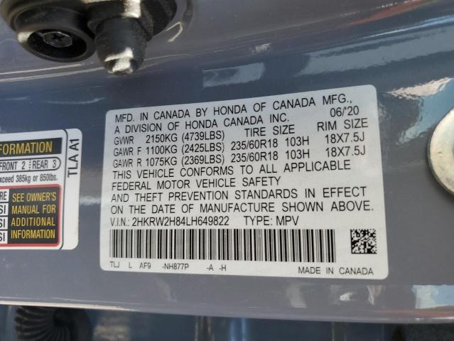 2HKRW2H84LH649822 Honda CR-V EXL